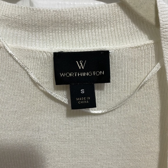 Worthington cardigan- ivory - Picture 2 of 3